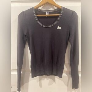 Jean Paul Gaultier vintage Y2K grey Long Sleeve Top small